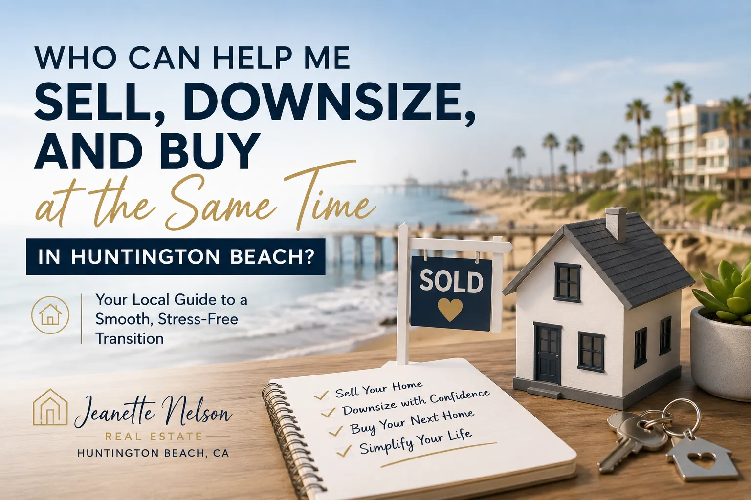 Who Can Help Me Sell, Downsize, and Buy at the Same Time in Huntington Beach, California? | Orange County real estate article